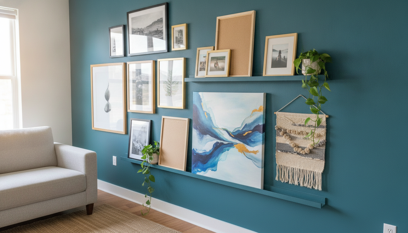 Creative Wall Art Ideas: Gallery Walls, Ledges & Layers