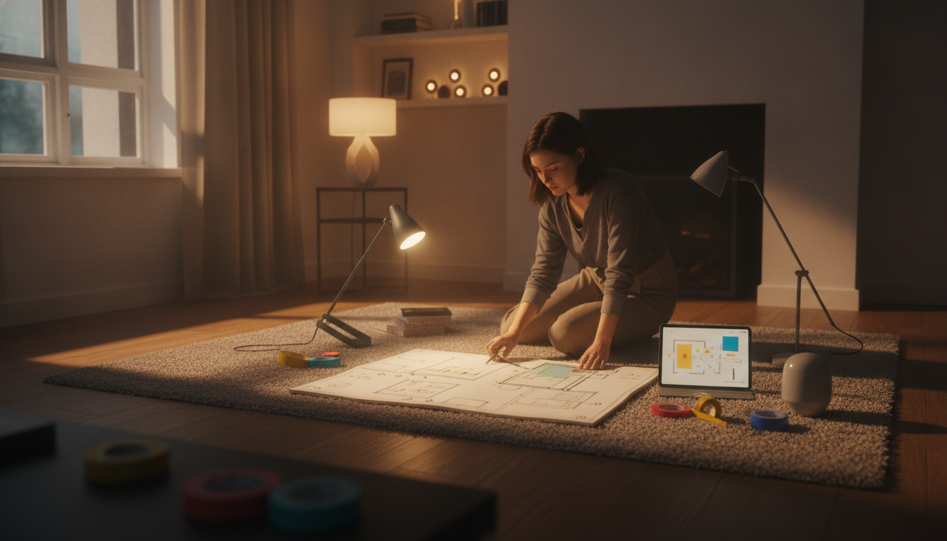 Room Lighting Plan: Layer Ambient, Task & Accent Light